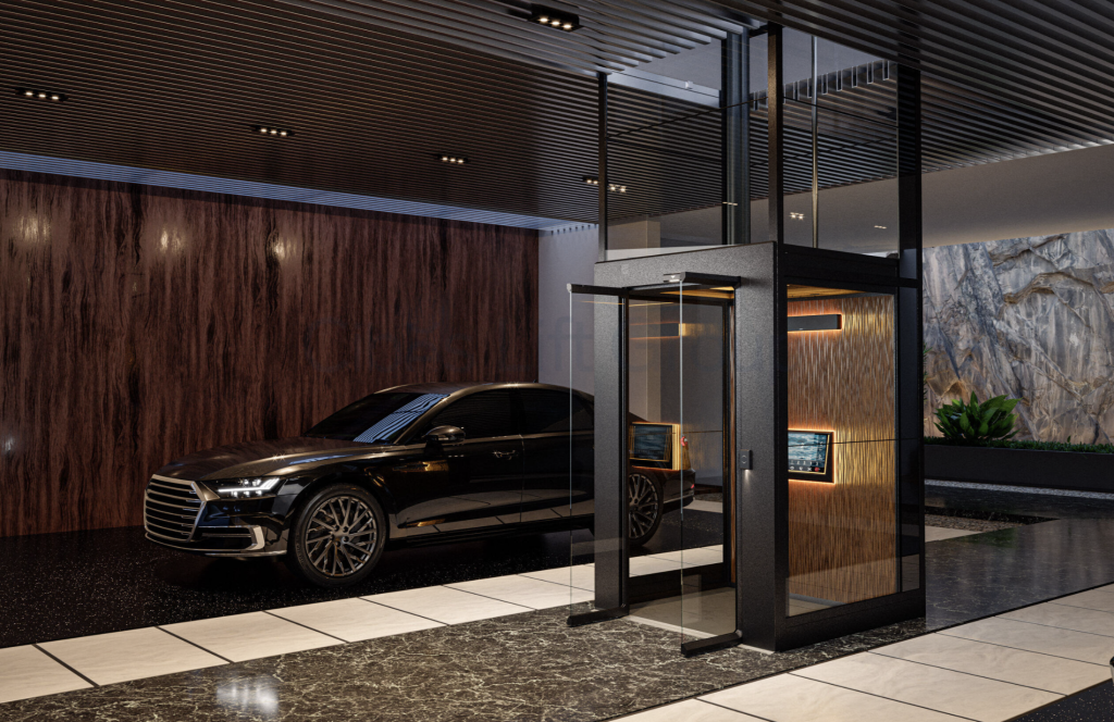 Residential Elevator Cost - Z90 Glass Cabin | Best home lift for you