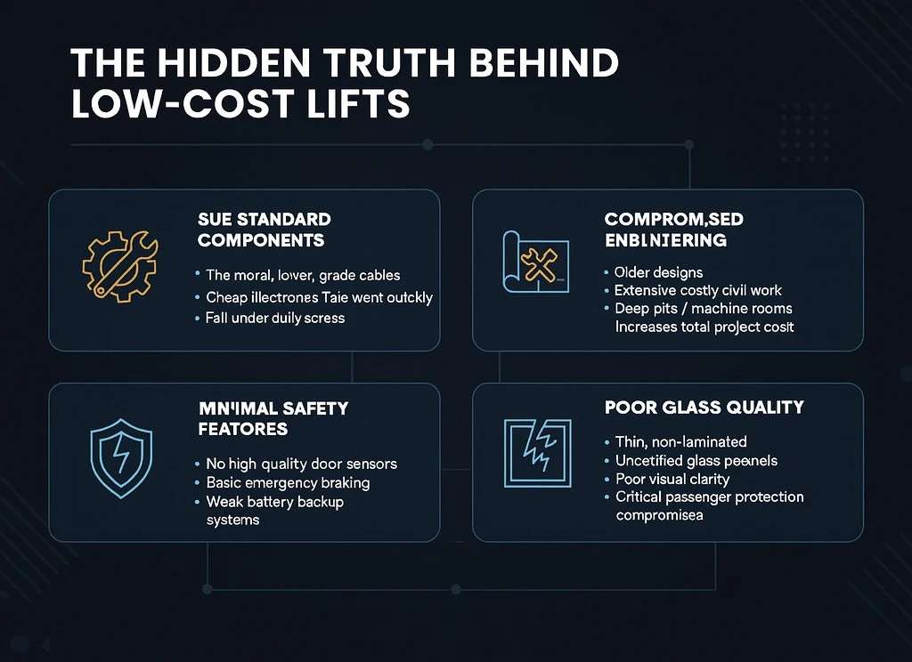 Hidden truth behind low cost lifts